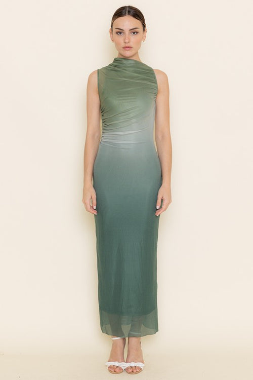 Green Ombre Maxi Dress