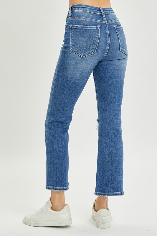 High Rise Distressed Jeans