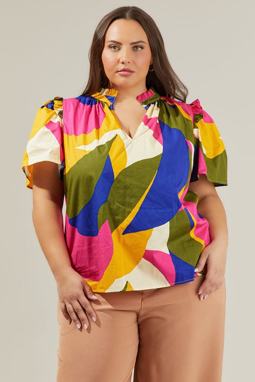 Curvy Abstract Top