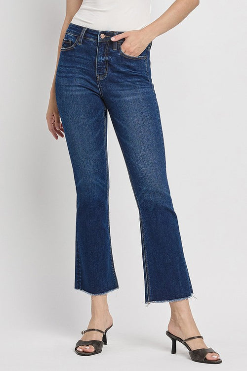 Dark Kick Flare Jeans