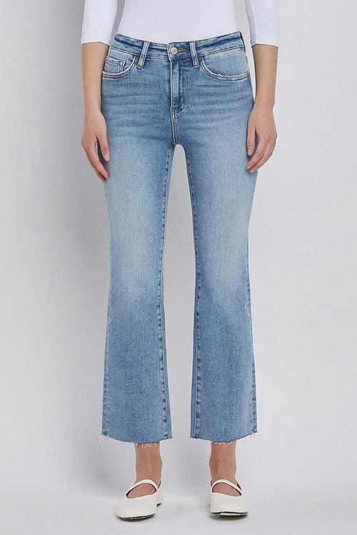 Light Wash Kick Flare Jeans