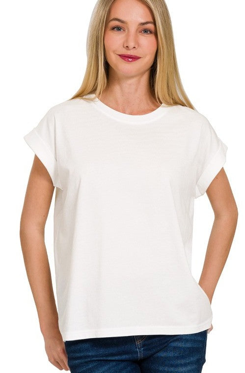 Rolled Sleeve T-Shirt