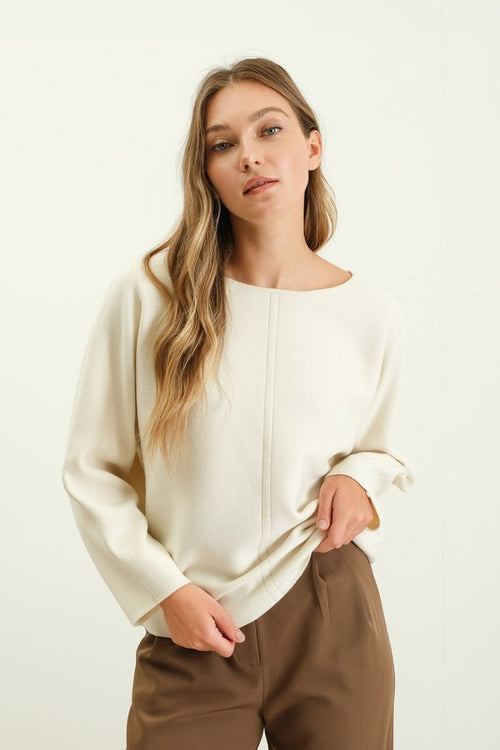 Soft Knit Drop Shoulder Pullover