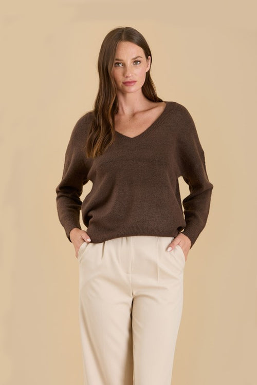 Oversized V-Neck Sweater