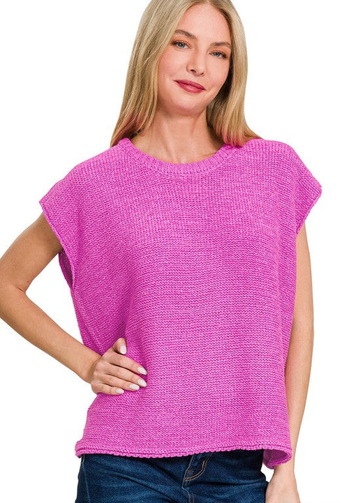Orchid Knit Top