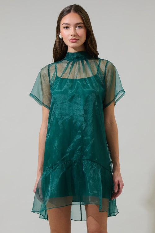 Organza Mini Dress