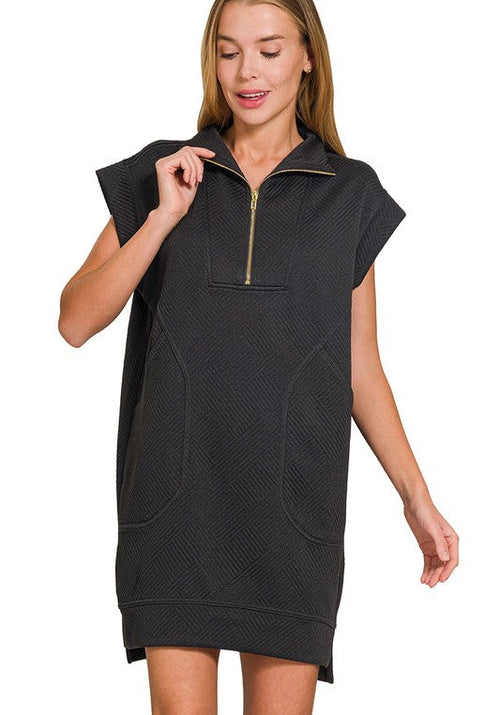 Black Geo Errands Dress