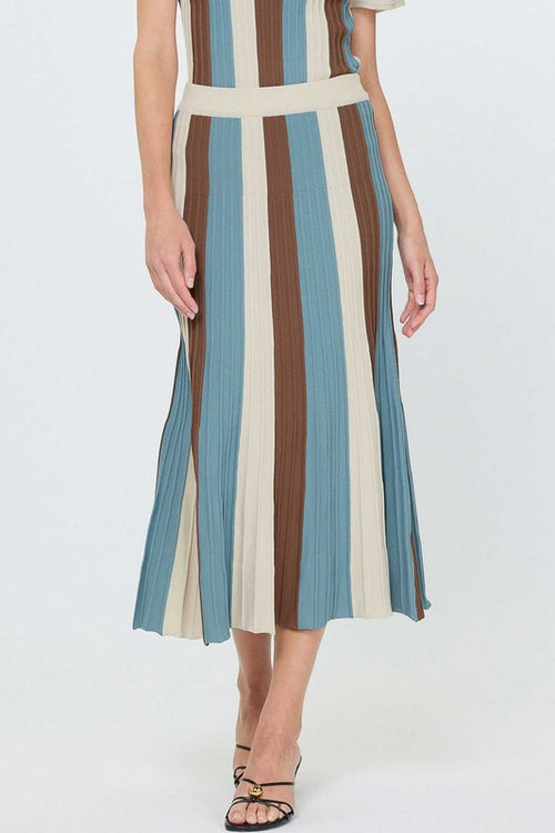 Striped Knit Skirt