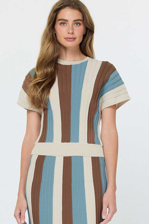 Striped Knit Top