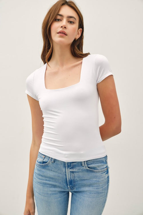 Square Neck Tee