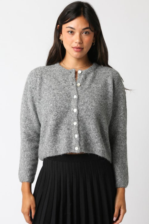 Heather Gray Cardigan