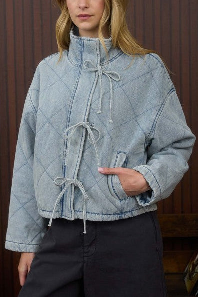 Denim Quilted Jacket