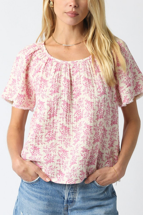 Floral Cotton Top