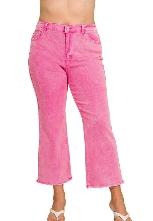 Curvy Color Dyed Jeans