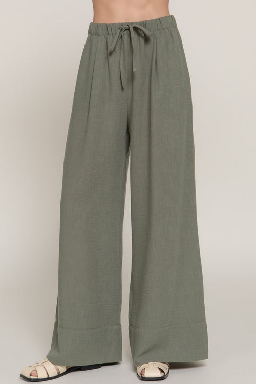 Olive Palazzo Pants