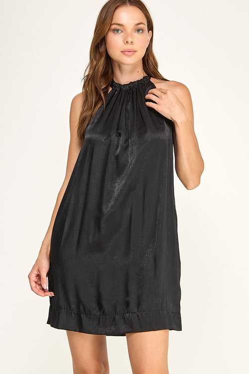 Halter Neck Mini Dress