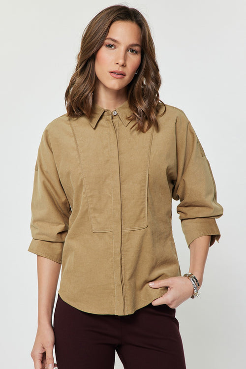 Corduroy Button Down Shirt