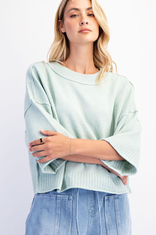 Oversized Half Sleeve Sweater