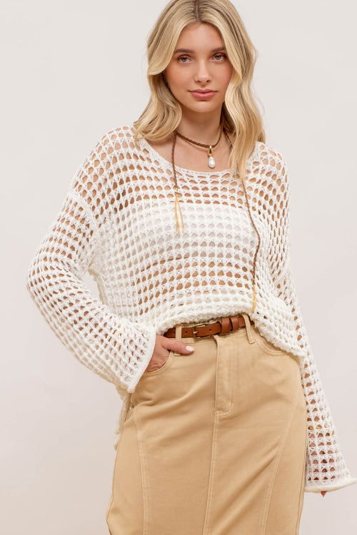 Oversized Pullover Cover-up