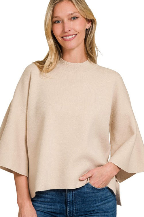 Bell Sleeve Sweater
