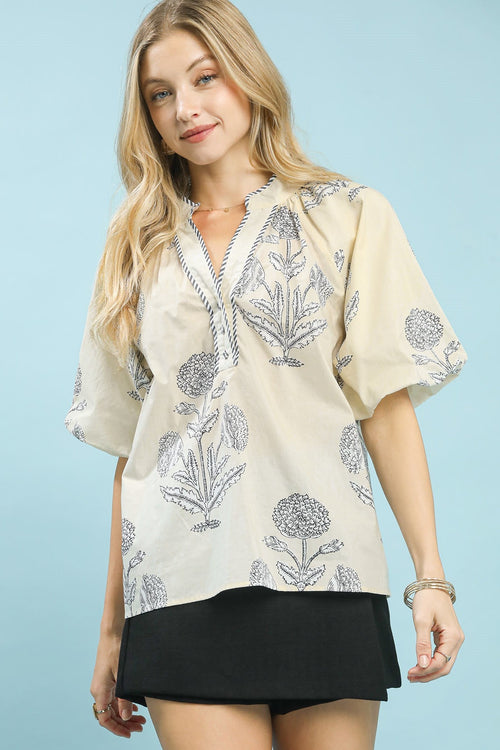Dandelion Floral Top