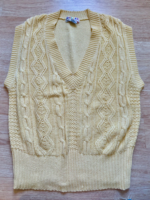 Yellow Sweater Vest