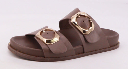 Geo Buckle Sandals
