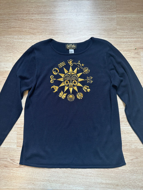 Bob Mackie Sun Zodiac Top