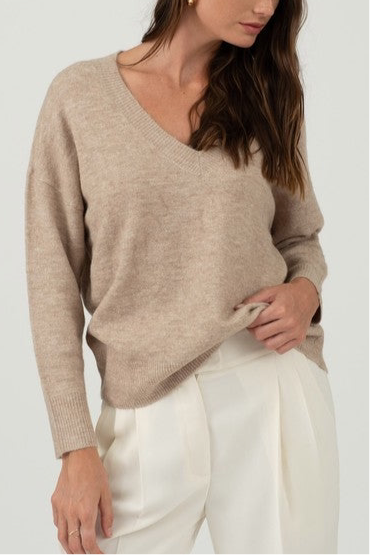 Oversized V-Neck Sweater