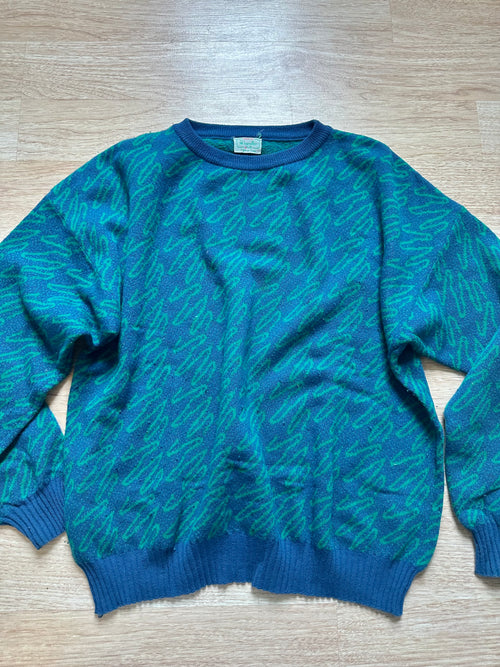 Blue & Green Benetton Sweater