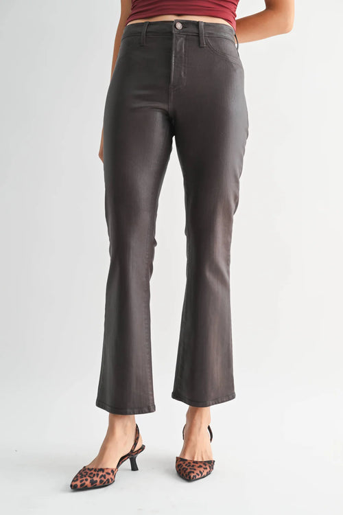 Espresso Coated Denim