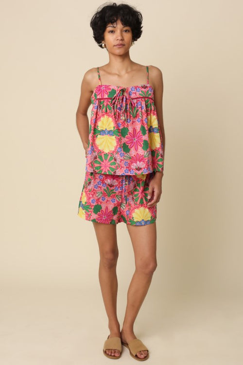 Pink Tropical Shorts