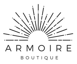 Armoire Boutique logo with sunburst
