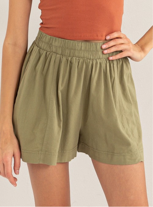 High Waist Relaxed Shorts