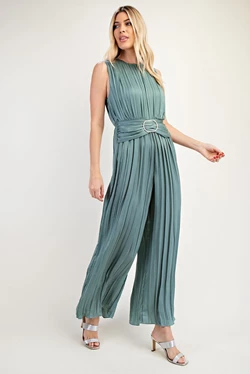 Silky Belted Jumpsuit