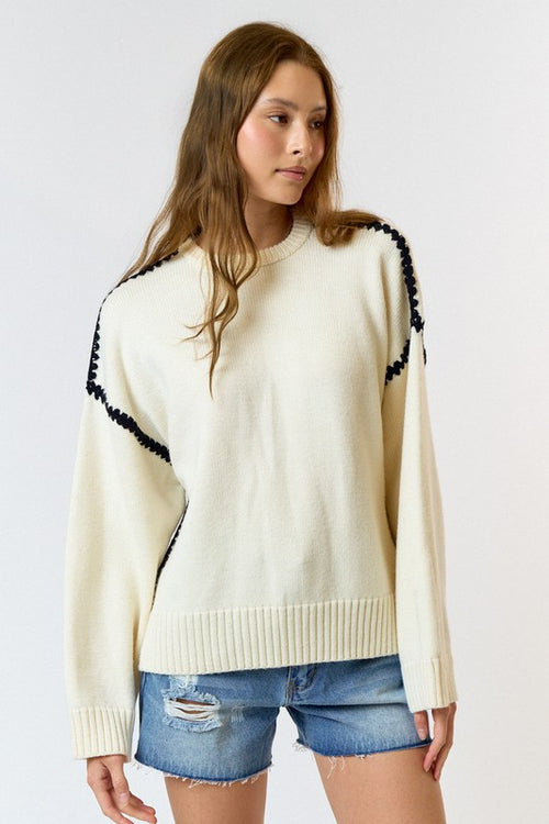 Whip Stitch Sweater