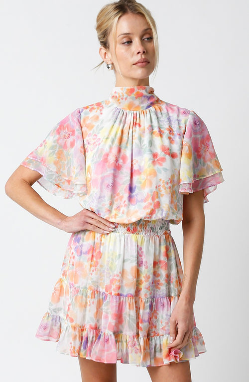 Multicolor Floral Dress