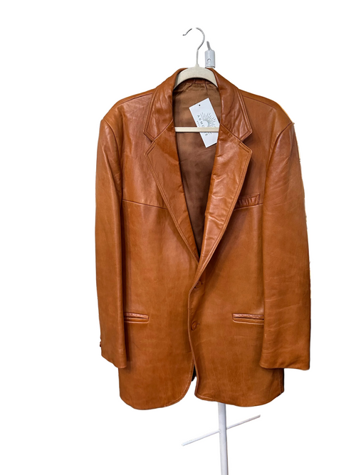 Vintage London Fog Leather Sports Coat