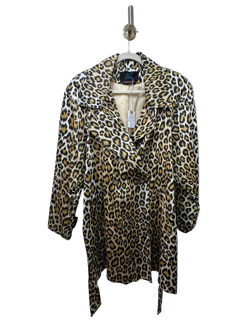 Vintage Leopard Print Raincoat