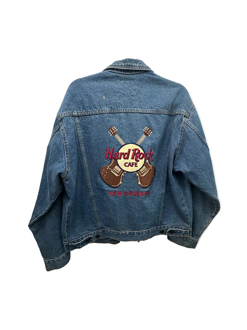 Vintage New Orleans Hard Rock Denim Jacket