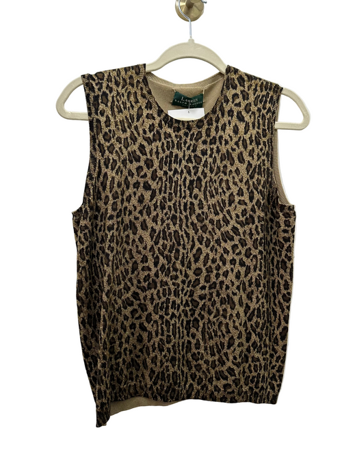 Leopard Print Ralph Lauren Knit Top