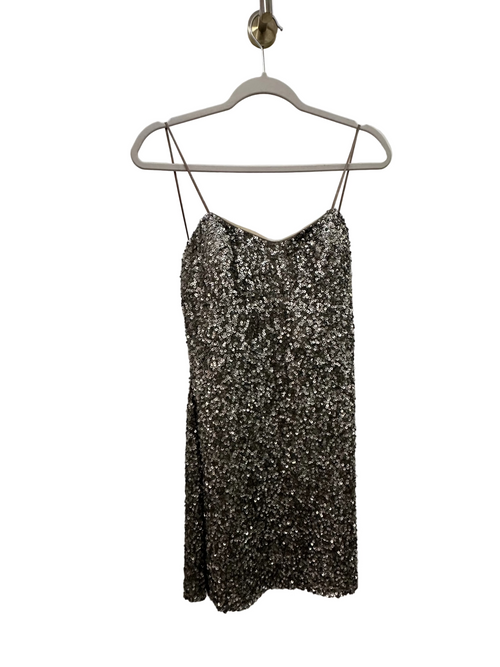 Vintage Silver Sequin Dress