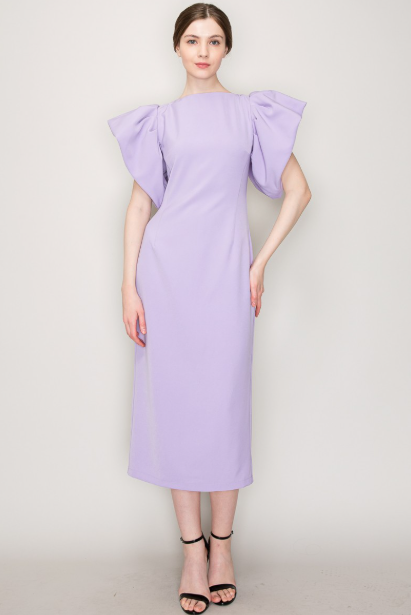 Lavender Midi Dress