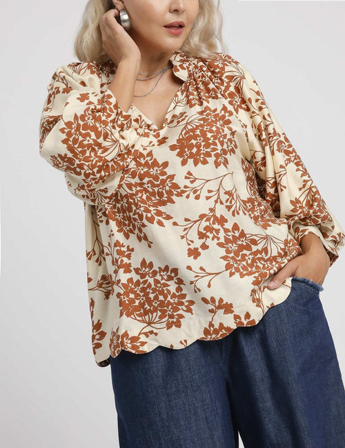 Caramel Blossom Top