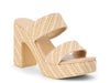 Raffia Platform Heels