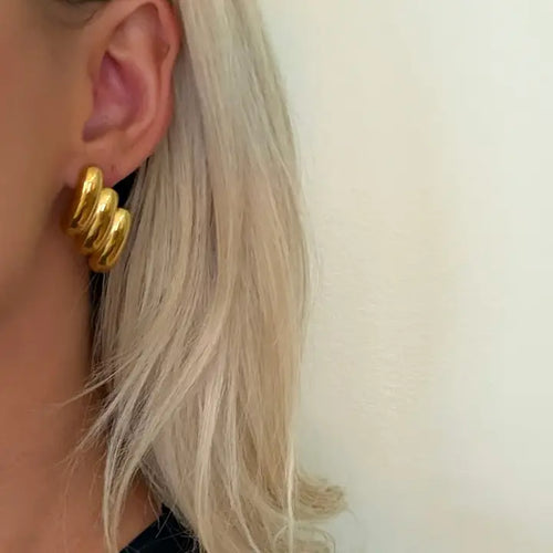Gold Stack Studs