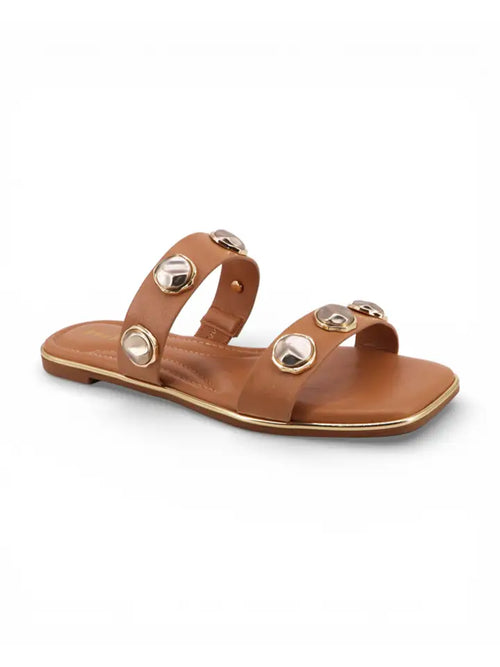 Studded Slide Sandals