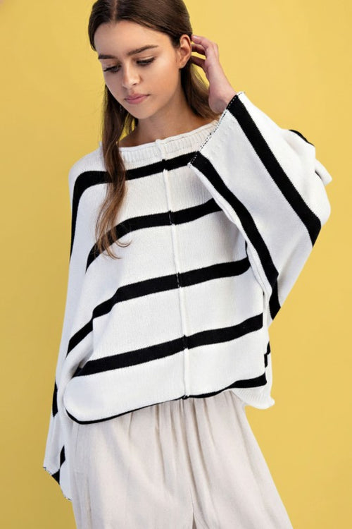 Oversized Stripe Sweater