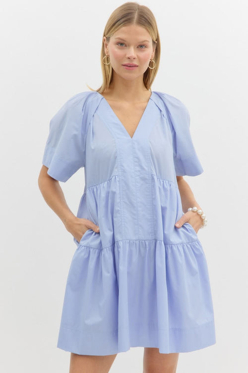 Tiered Mini Dress