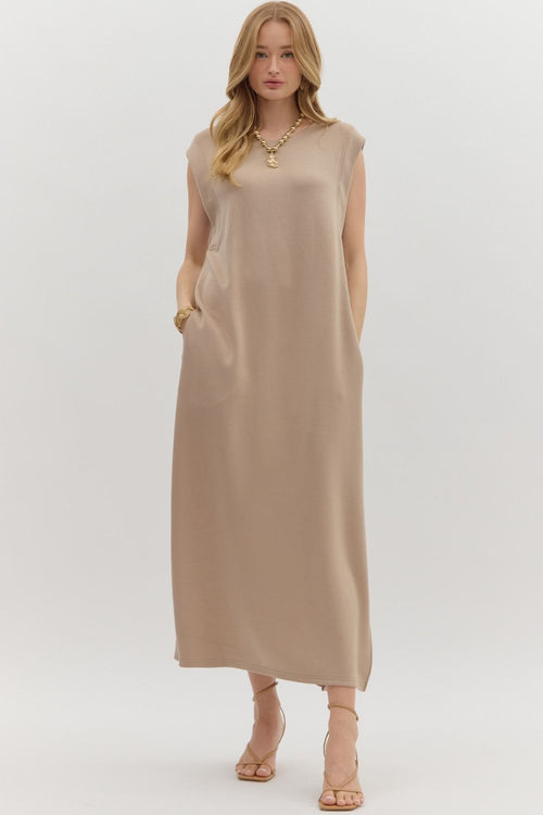 Jersey Midi Dress